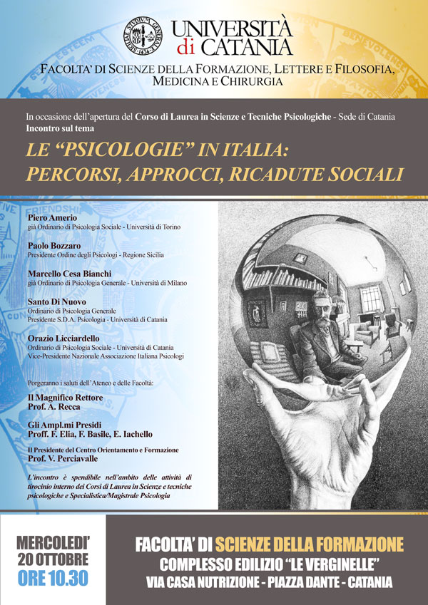 Filosofia E Scienze E Tecniche Psicologiche