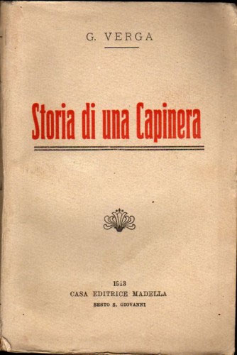 Storia di una Capinera - Università di Catania - L'Agenda