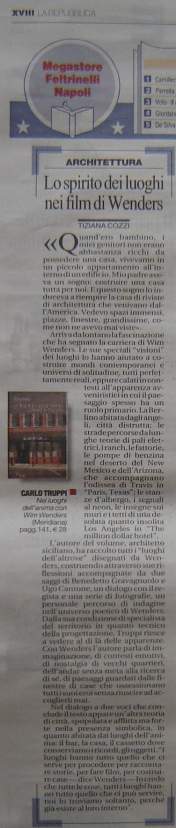 L'articolo uscito su Repubblica
