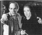 Bergman durante le riprese del film